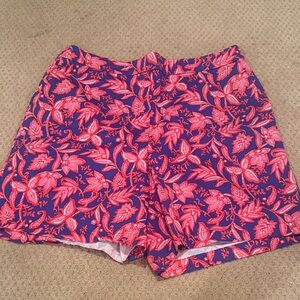 Boden Pink and Blue Men's Swim Trunks